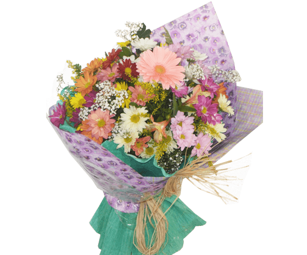 Buquê de Flor do Campo com Gérberas